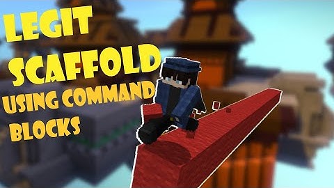 How to Scaffold-Bridge Using Command Blocks