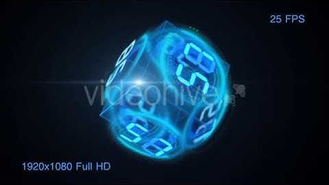 HUD Hologram Countdown Motion Graphics Animation
