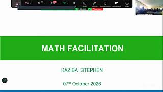 S.4  MATHEMATICS  FACILITATION