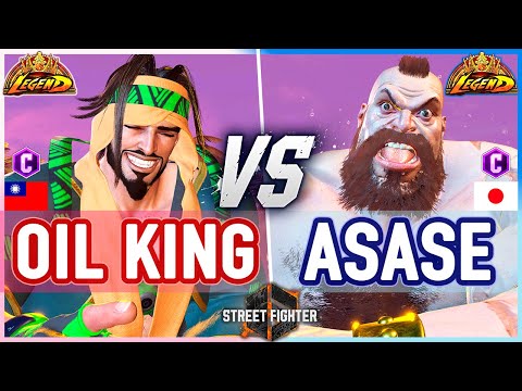 SF6 🔥 Oil King (Rashid) vs Asase (Zangief) 🔥 Street Fighter 6
