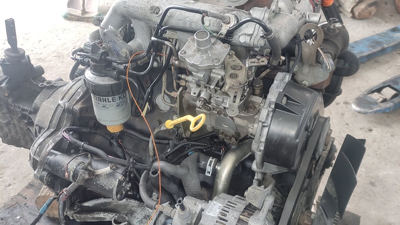 двигун форд транзит 2.5тд на механічному тнвд дизиль на газель - YouTube