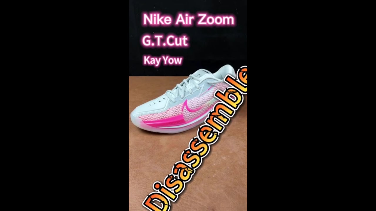 Disassemble A Pair 100 Nike Air Zoom G.T. Cut “Think Pink” Basketball