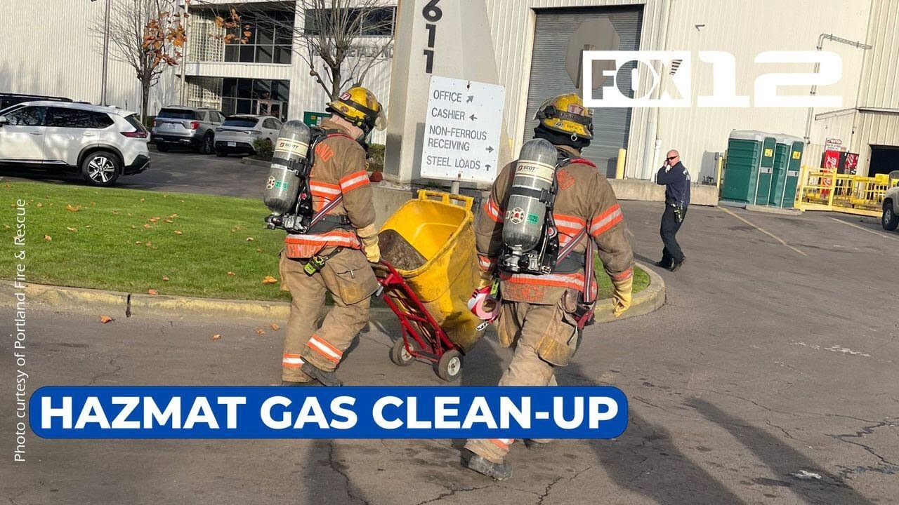1 injured in hazardous gas release at Portland recycling facility YouTube