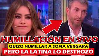 Sofia Vergara DESTROZA  a presentador que QUISO HUMILLARLA EN VIVO