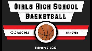 Girls High School Basketball vs Hanover 2/7/23