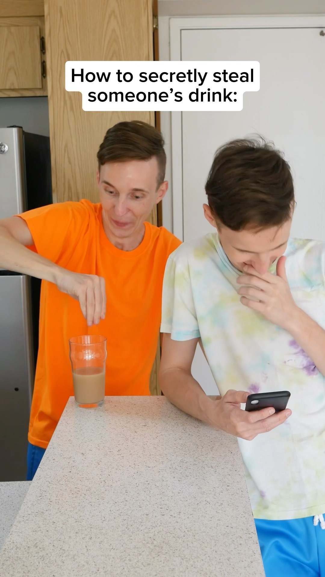 He put something in my DRINK ?? #shorts