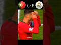 Portugal vs Real Madrid (3-4) Imaginary Match #football #youtube #shorts