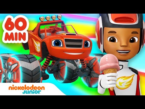 Blaze et les Monster Machines | 1 heure de Blaze FLAMBANT NEUF ! | Nick Jr.