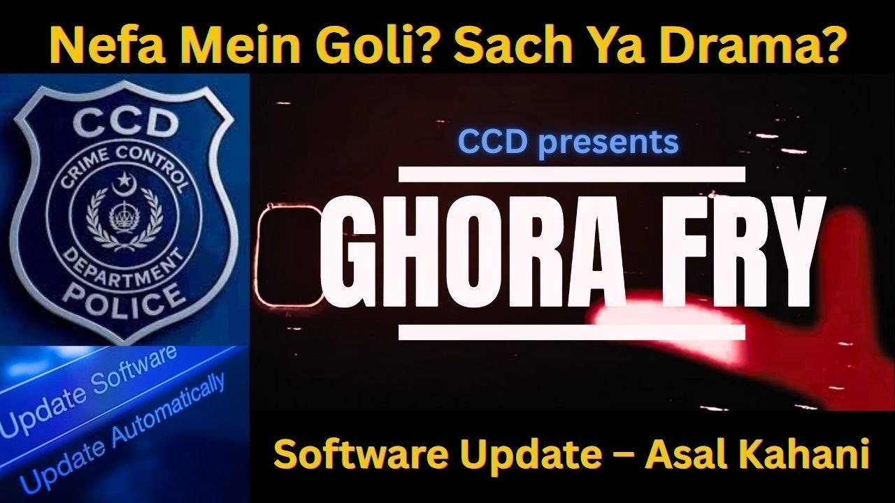 CCD Punjab Police | "Software Update" Kya Hai? | Crime Control Department | GHORA FRY ?