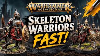 How to Paint an Entire Skeleton Army FAST! | Age of Sigmar