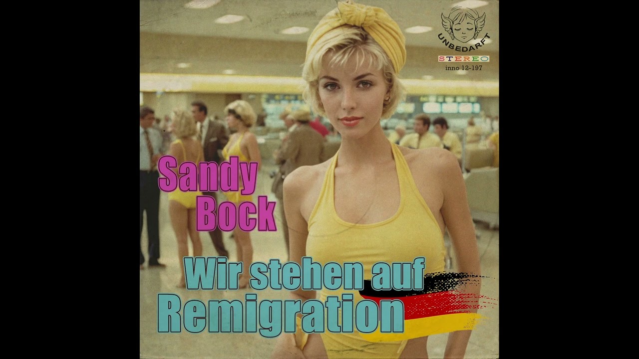Sandy Bock - Wir stehen auf Remigration (german pop song, 1980s style) 