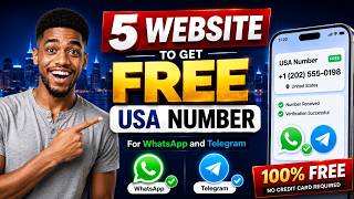 5 Websites To Get Free USA Numbers For WhatsApp/Telegram Verification 2026 (Results May Vary)