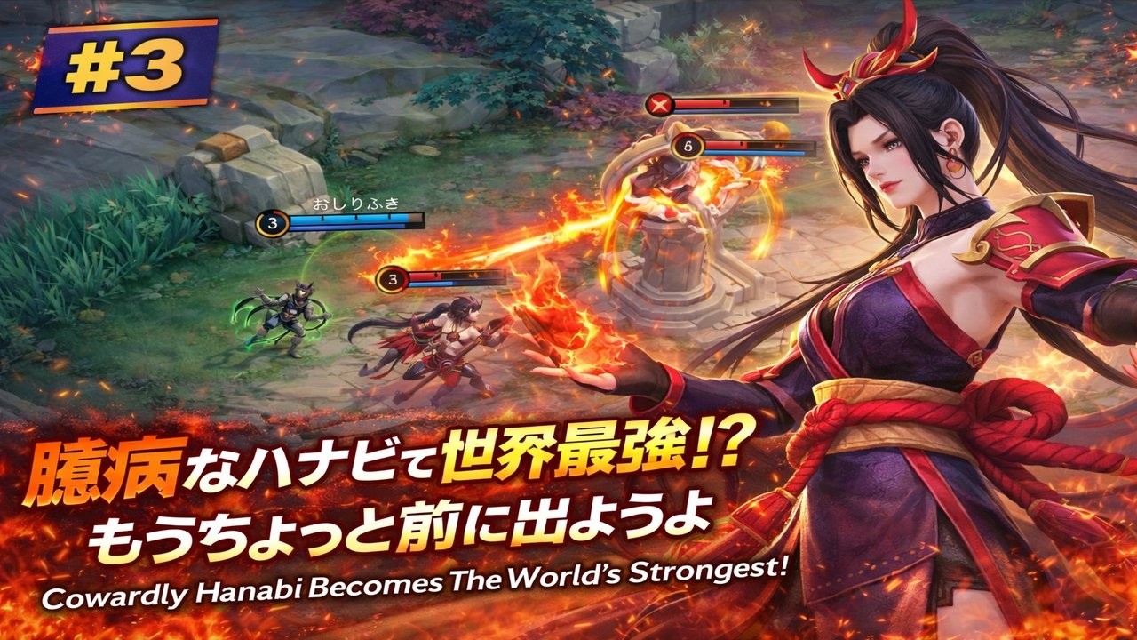 #3 [MLBB] Harassment from the very back. Hanabi, who never moves forward, is the world's strongest!?