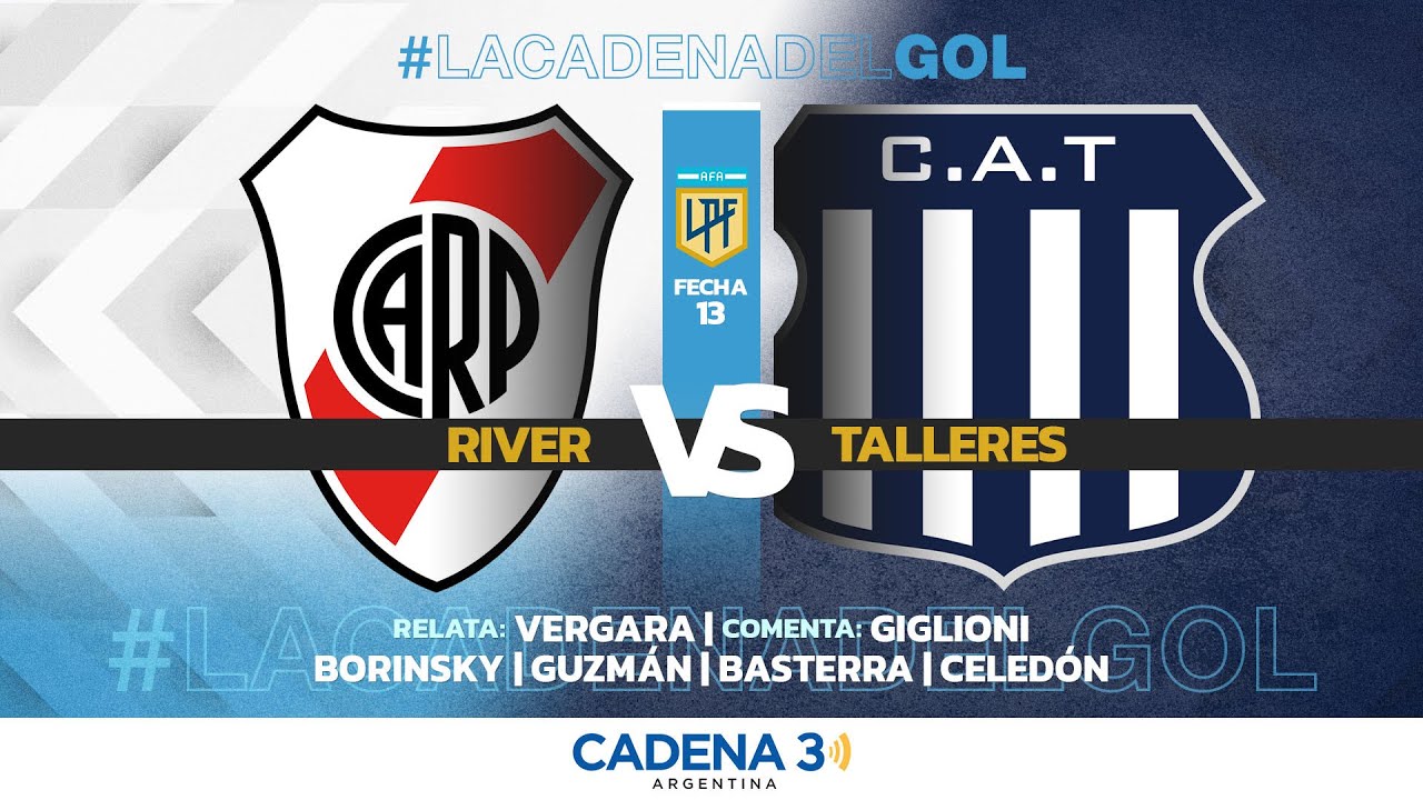 🔴 EN VIVO | RIVER PLATE vs. TALLERES | APERTURA LIGA PROFESIONAL ...