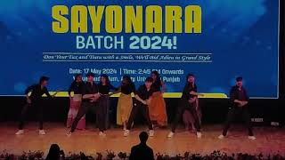 Farewell dance performance by MYSTIC CREW | Amity University Punjab