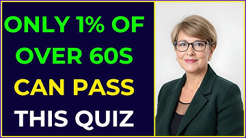ONLY 1% OF OVER 60S CAN PASS THIS QUIZ | TEST YOUR BRAIN AND MEMORY SKILLS NOW