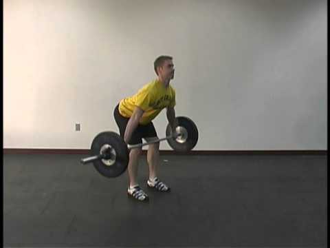 Power Snatch From Hang Below Knee