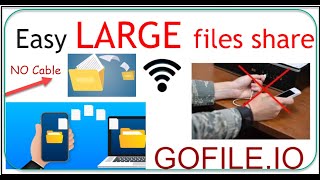 GoFile.io | File Transfer Mobile PC To Computer Without USB Cable | High Speed | mobile memory full screenshot 2