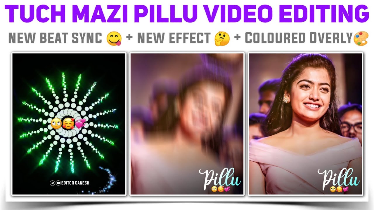 Tuch mazi pillu video editing | alight motion video editing marathi | alight motion video editing