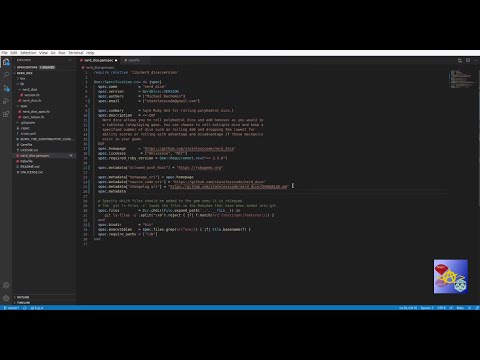 Codecast: Create a RubyGem 02: Configure the gemspec