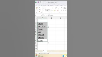 how to double underline text in microsoft excel #windows #excel #shorts