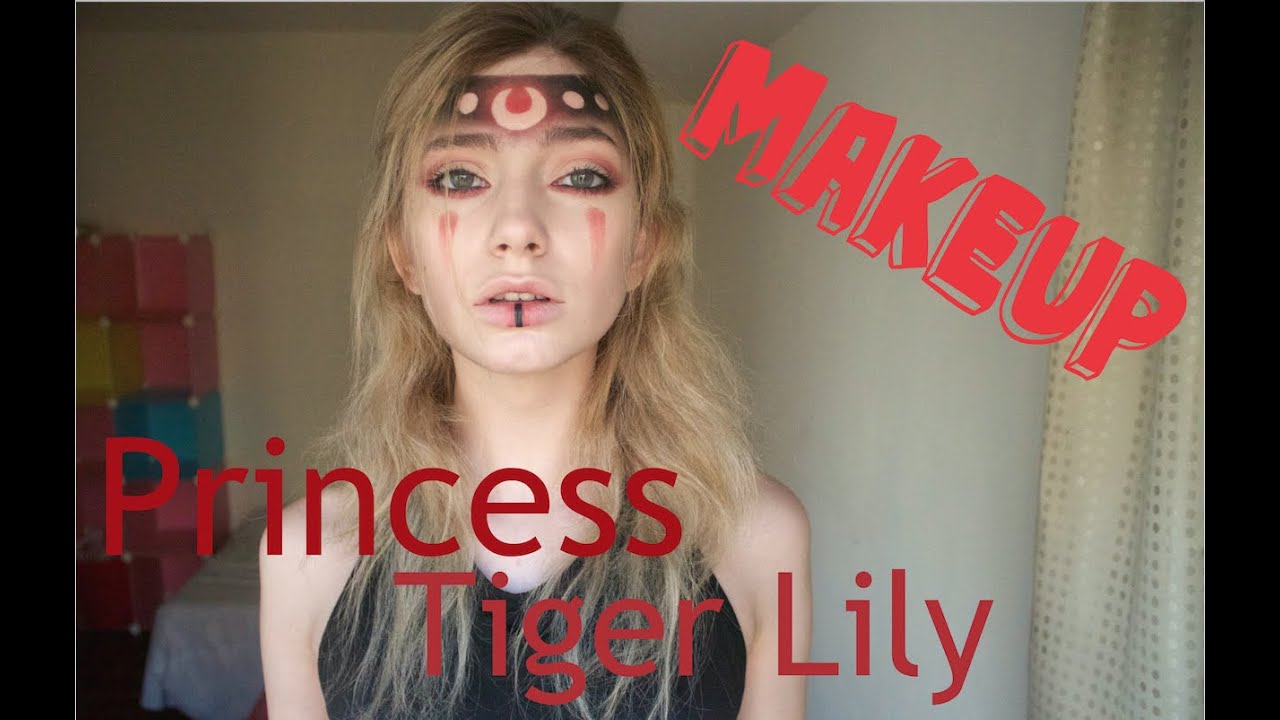 Princess Tiger Lily Inspired Makeup PAN MOVIE YouTube