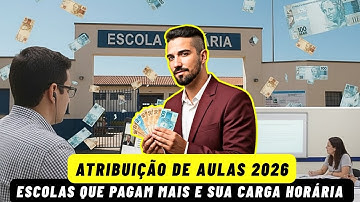 Atribuição de aulas 2026: Veja as escolas que pagam mais e a composição da sua carga horária.