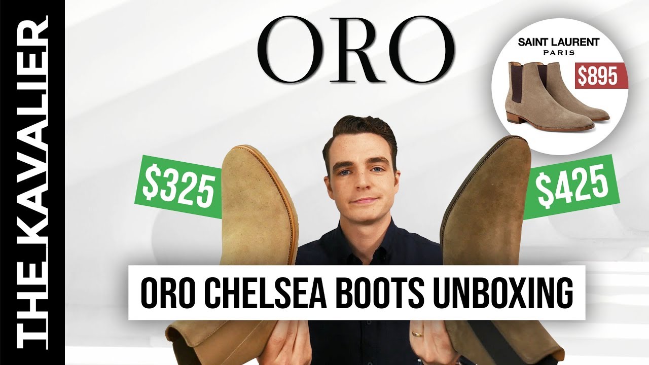 Oro Los Angeles Chelsea Boots Unboxing 