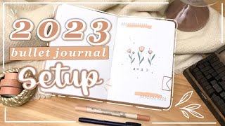 2023 BULLET JOURNAL SETUP | Easy Yearly Bullet Journal Set Up | How To Set Up A Bullet Journal