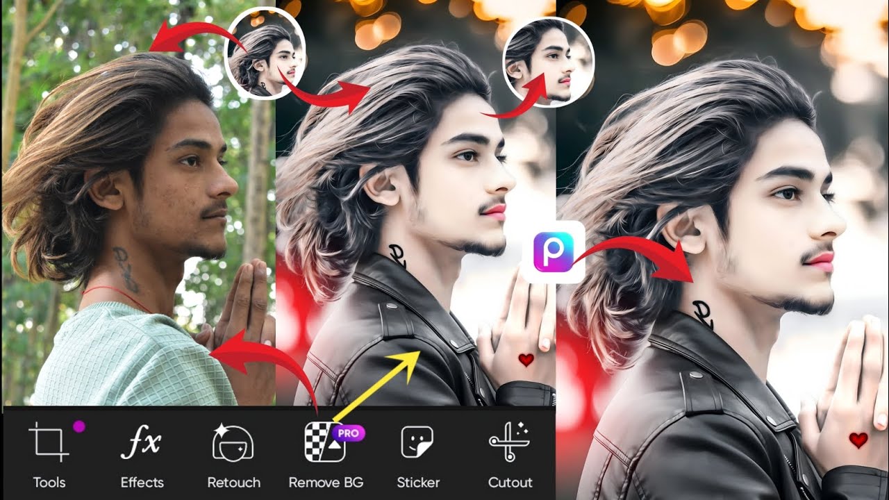 PicsArt oli paint face smooth photo editing Face smooth photo editing in PicsArt 😱