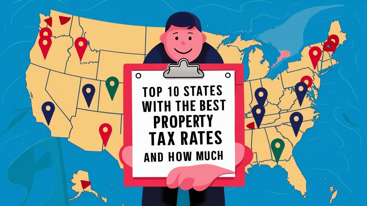 Top 10 States with the Best Property Tax Rates and How Much - YouTube
