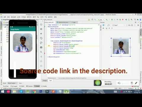 Android Image-view Shadow and Round effect Library