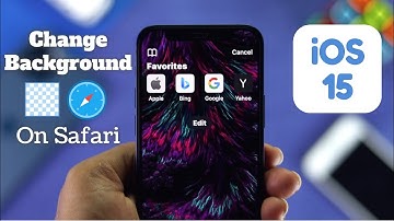 How To Change Safari Background wallpaper iOS 15 [iPhone