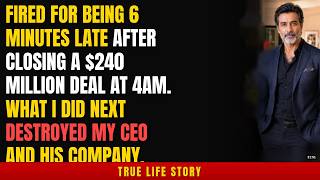 I Closed a $240M Deal at 4 A.M. — My CEO Fired Me for Being 6 Minutes Late. 6 Months Later