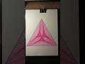 3D Optical Illusion #satisfying #drawing #art #shorts #satisfyingvideo #opticalillusion #3ddrawing