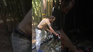 Getting The Echo Pb265l Leafblower Runnimg At The Knot Hole