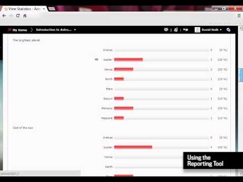 Generating Reports In D2l Learning Environment - 