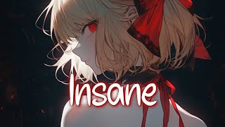 「Nightcore」 Insane - Jake Daniels & Silent Child ♡ (Lyrics)