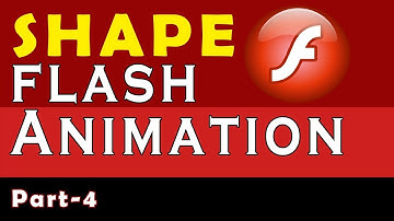 Macromedia Flash Shape Tween Animation Tutorial Part 4