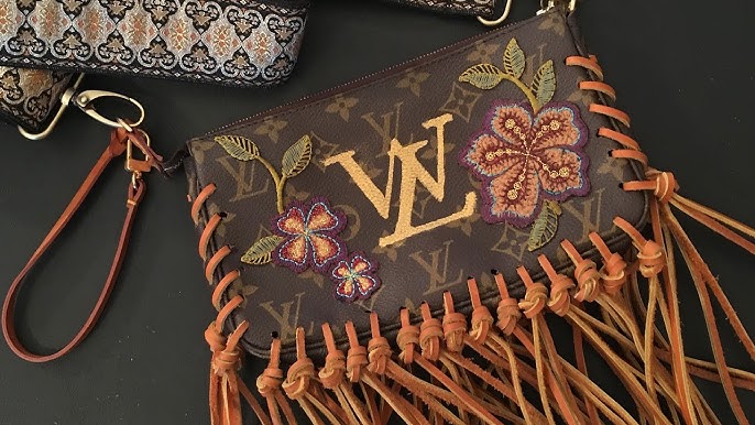 Vintage Boho Bags: Purse review, pricing & try on! UPCYCLED LOUIS VUITTON  BAG 