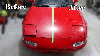 Bringing My Miata’s Paint Back To Life| Barn Find Miata PT. 3 by Navs Garage 169 views 5 months ago 9 minutes, 38 seconds