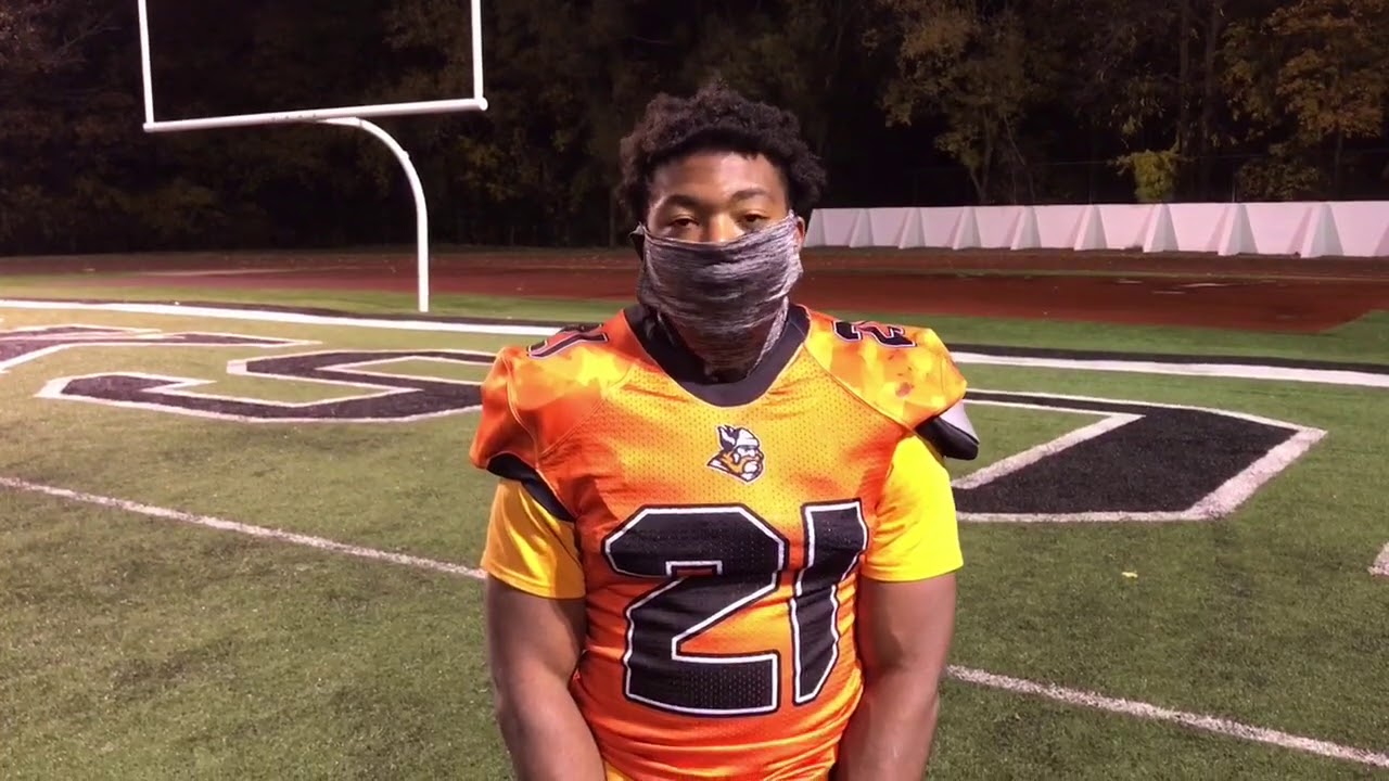 Dorion Riley after breaking Jackson High’s all-time rushing record ...