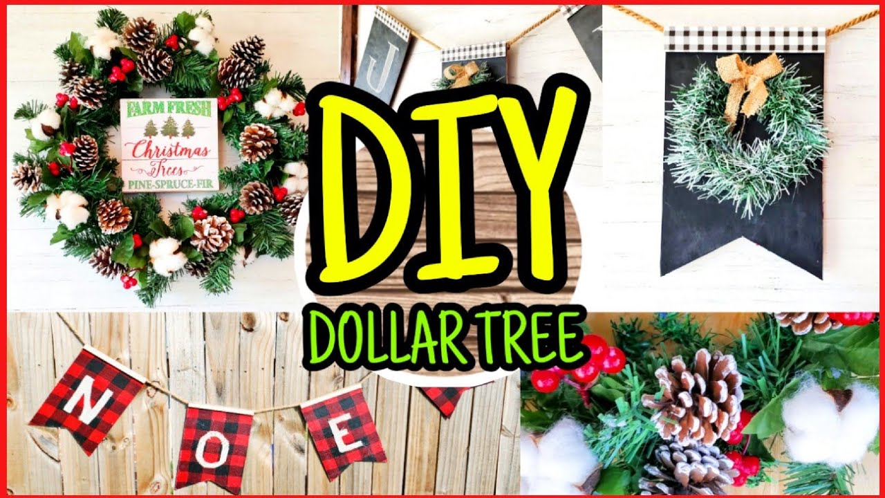 Diy Dollar Tree Christmas Decor Easy Christmas Crafts Youtube