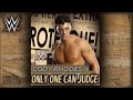WWE Only One Can Judge Cody Rhodes Theme Song AE Arena Effect 