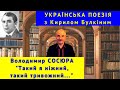 Українська поезія В Сосюра Такий я ніжний такий тривожний 