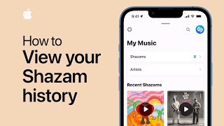 How to find songs you’ve previously identified with Shazam on iPhone and iPad | Apple Support screenshot 2