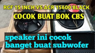Tes review speaker subwofer rcf 15