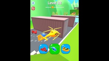 Shape-shifting Funny Race All Levels Gameplay Walkthrough Master Level #88 BeamNG.drive #Shorts