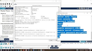 2.5.5 Packet Tracer - Configure Initial Switch Settings