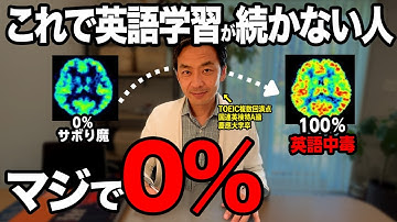 【モチベーション】英語学習が続かないあなたへ、1年で英語が話せるようになる勉強中毒ルーティン【勉強法】